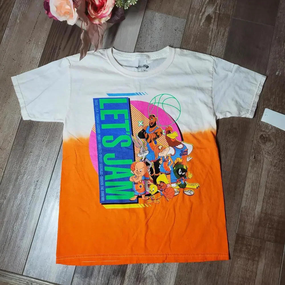 NWT Space Jam Boys Graphic T-Shirt Size Medium Short Sleeve Crewneck